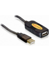 PRZEDŁUŻACZ USB AM-AF 2.0 10M AKTYWNY BLACK DELOCK - nr 25