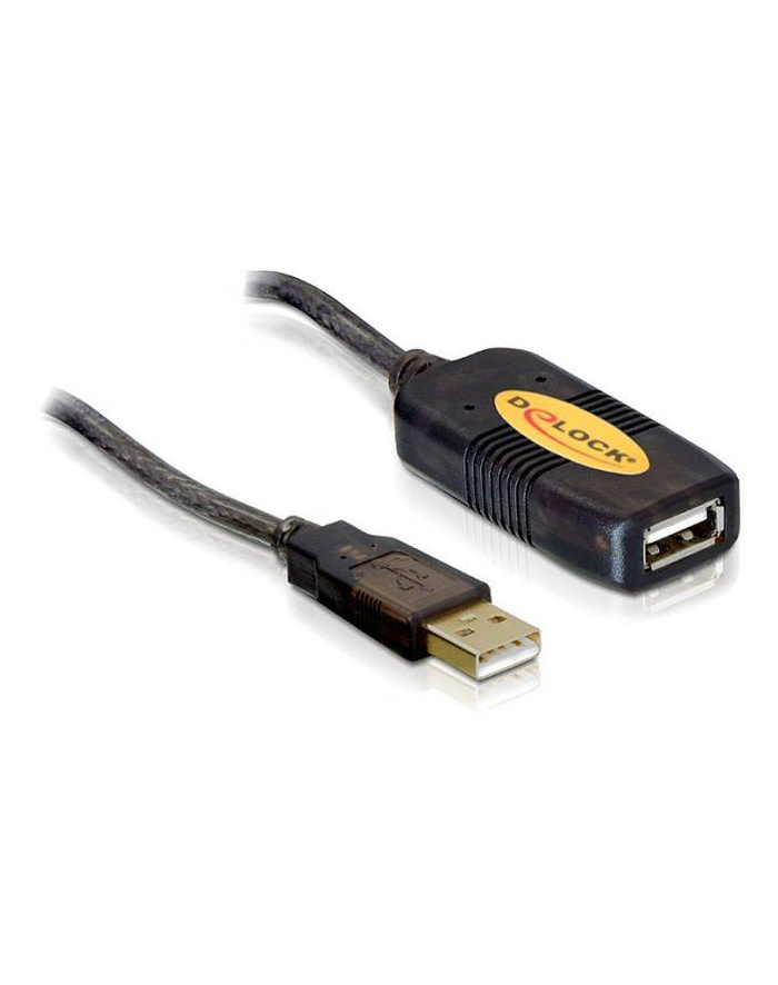 PRZEDŁUŻACZ USB AM-AF 2.0 10M AKTYWNY BLACK DELOCK główny