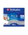 Verbatim BluRay BD-R [ jewel case 10 | 25GB | 6x | PRINTABLE SURFACE HARD COAT ] - nr 20