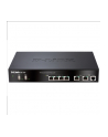 D-LINK DWC-1000, Wireless Controller, 2 10/100/1000 BASE-T Gigabit Ethernet Option Ports, 4 10/100/1000 BASE-T Gigabit Ethernet LAN Ports, 2 USB 2.0 Ports, 1 RJ-45 External Console port, Compatible Managed APs DWL-8600AP, DWL-6600AP, DWL-3600AP, Comp - nr 8