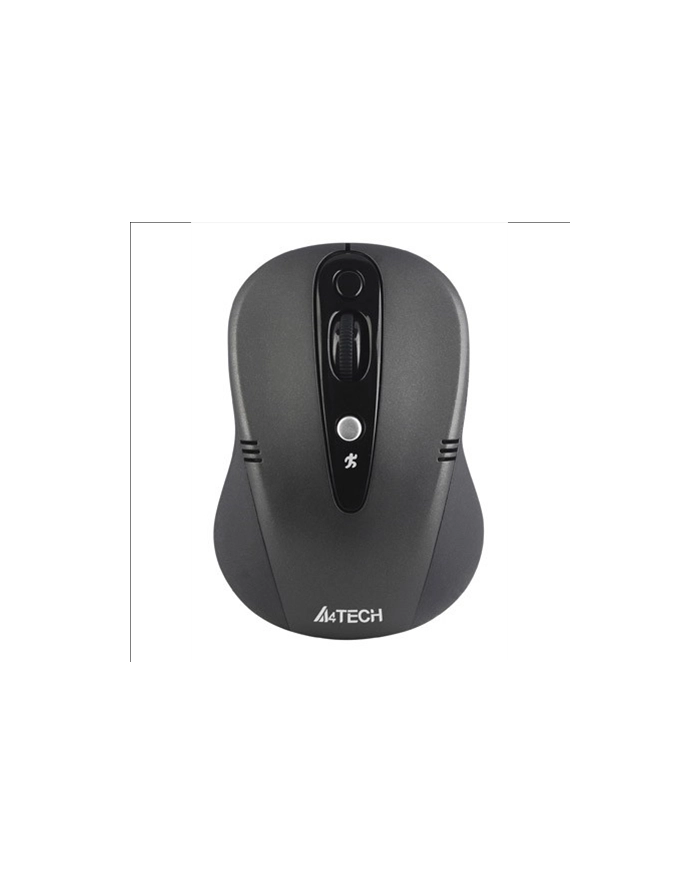 A4Tech mouse G9-730FX Black, Wireless Padless, works on any surface. Wireless range 15m. Resolution 2000dpi, AA battery główny