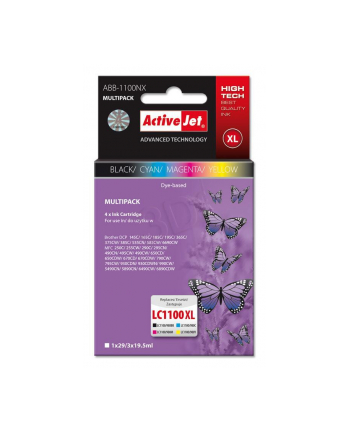 ACTIVEJET tusz Brother LC980 LC1100 Multipack  ABB-1100NX nr 2