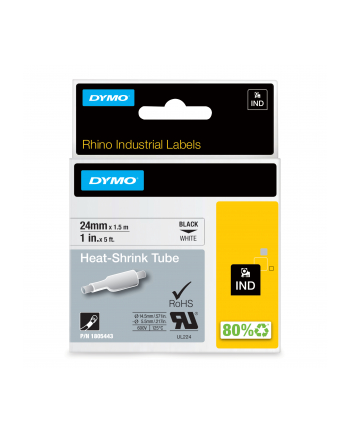 RHINO TAŚMA TERMOKURCZLIWA 24 mm BIAŁA