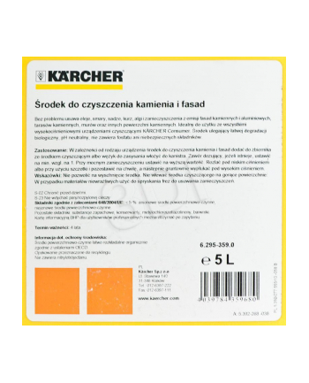 Srodek do czysz.kamienia-elewacji KARCHER 6.295-359