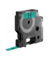 Taśma Dymo D1- 9mm x 7m czarny/zielony - nr 5
