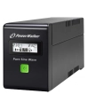 Power Walker UPS Line-Interactive 600VA 3x IEC C13, PURE SINE, RJ11/RJ45,USB,LCD - nr 8