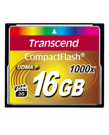 Transcend karta pamięci 16GB Compact Flash 1000x