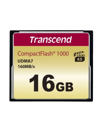 Transcend karta pamięci 16GB Compact Flash 1000x nr 1