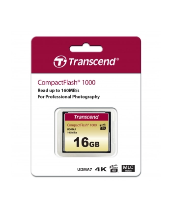 Transcend karta pamięci 16GB Compact Flash 1000x nr 2