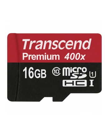 Transcend karta pamięci Micro SDHC 16GB Class 10 UHS-I nr 2