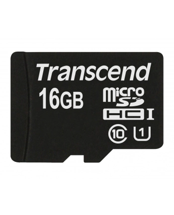 Transcend karta pamięci Micro SDHC 16GB Class 10 UHS-I nr 1