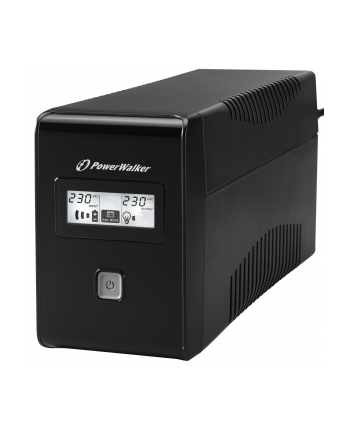 Power Walker UPS Line-Interactive 650VA 2x SCHUKO, RJ11, USB, LCD