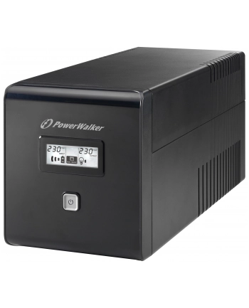 Power Walker UPS Line-Interactive 1000VA 2x SCHUKO, 2x IEC, RJ11/RJ45, USB, LCD nr 2