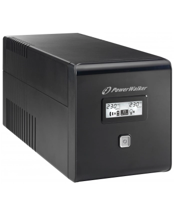 Power Walker UPS Line-Interactive 1000VA 2x SCHUKO, 2x IEC, RJ11/RJ45, USB, LCD nr 1