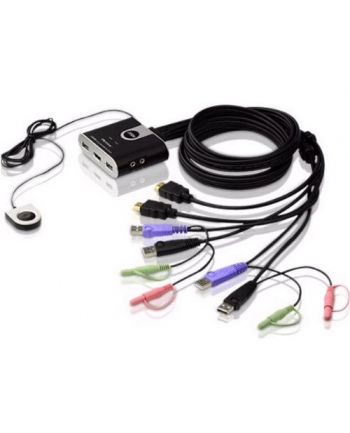 ATEN KVM 2/1 CS-692 USB HD Audio/Video KVM Switch