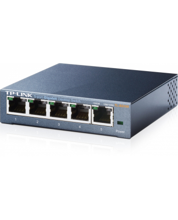 TP-Link TL-SG105 Switch 5x10/100/1000Mbps, Metal case, IEEE 802.1p QoS