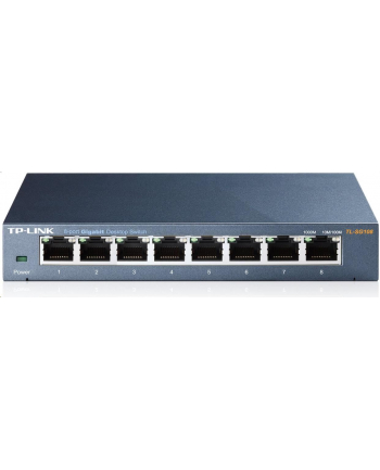 TP-Link TL-SG108 Switch 8x10/100/1000Mbps, Metal case, IEEE 802.1p QoS