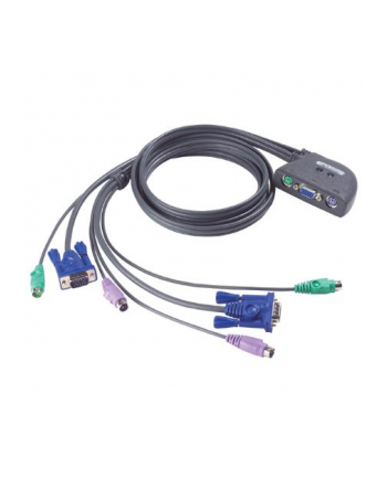 Aten CS62Z, 2port KVM mini switch with PS/2 cable