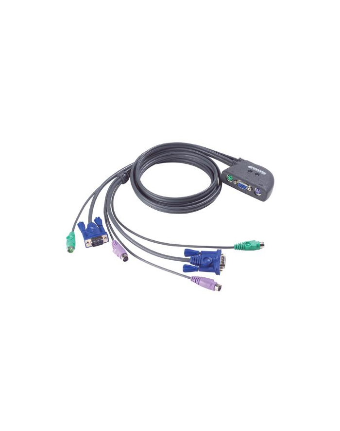 Aten CS62Z, 2port KVM mini switch with PS/2 cable główny