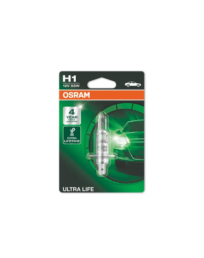 H1 Ultra Life, 12V, 55W, P14,5s, duobox główny