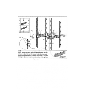 Zestaw montazowy rack 540-920mm RMK