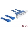 Gniazdo 4xUSB 3.0 na śledziu - nr 23