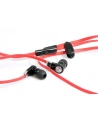 MAGICSOUND DS-2 - SŁUCHAWKI DOUSZNE Z MIKROFONEM, CZARNO-CZERWONE - nr 10