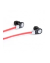 MAGICSOUND DS-2 - SŁUCHAWKI DOUSZNE Z MIKROFONEM, CZARNO-CZERWONE - nr 13