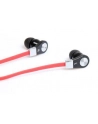 MAGICSOUND DS-2 - SŁUCHAWKI DOUSZNE Z MIKROFONEM, CZARNO-CZERWONE - nr 3