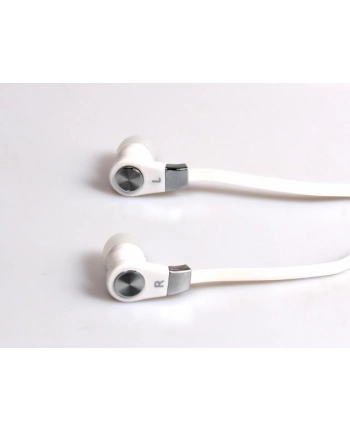 MAGICSOUND DS-2 - SŁUCHAWKI DOUSZNE Z MIKROFONEM, BIALE
