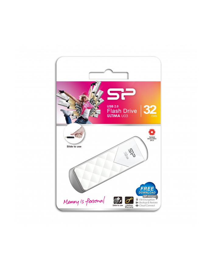 ULTIMA U03 32GB USB 2.0 LUX/LED/WHITE główny