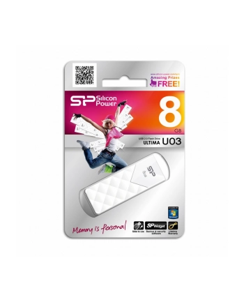 ULTIMA U03 8GB USB 2.0 LUX/LED/WHITE nr 2