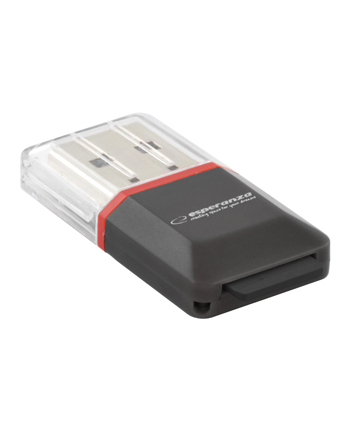 ESPERANZA Czytnik Kart MicroSD EA134K | Czarny| USB 2.0 | (MicroSD Pen Drive) nr 2