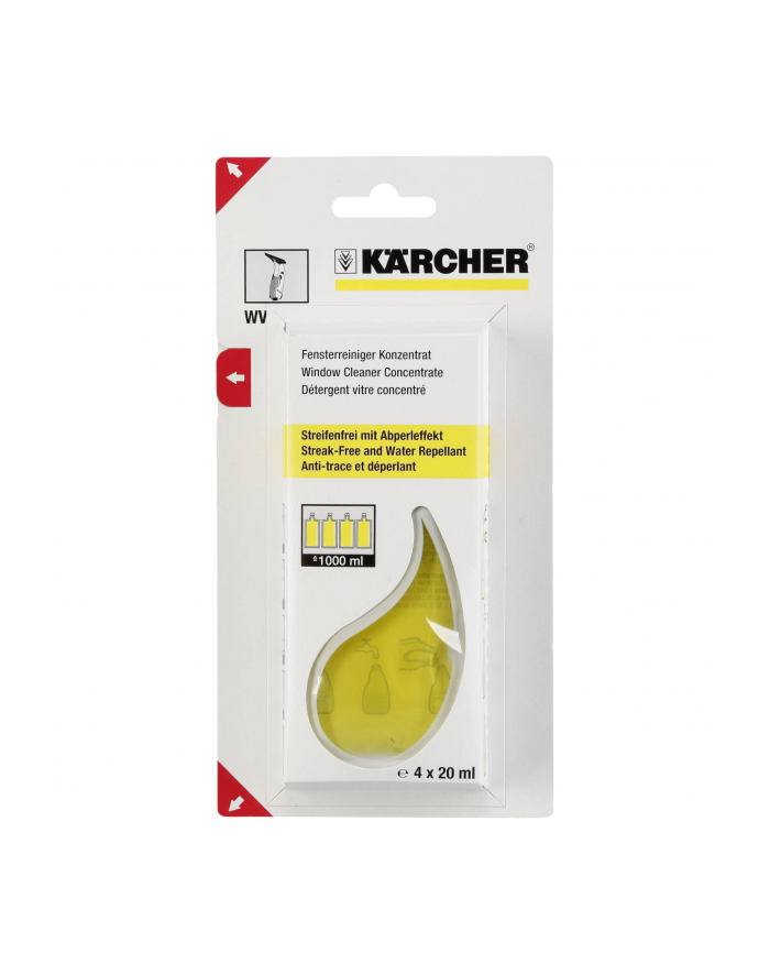 RM 503 KArcher  Koncent do szkła  szetki 4x20ml główny