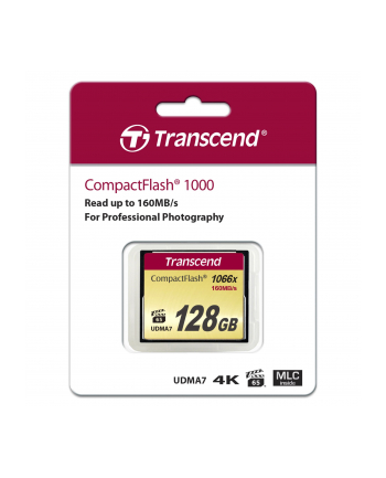 Transcend karta pamięci 128GB Compact Flash 1000x