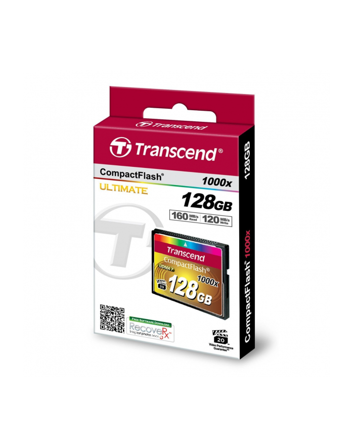 Transcend karta pamięci 128GB Compact Flash 1000x główny