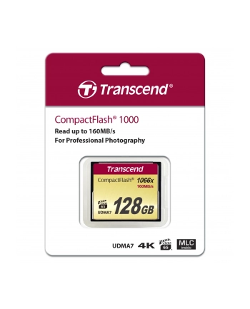 Transcend karta pamięci 128GB Compact Flash 1000x nr 2