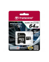 Transcend karta pamięci Micro SDXC 64GB Class 10 UHS-I +adapter SD - nr 15