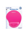LOGILINK Żelowa podkładka pod myszkę różowa - nr 24
