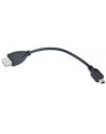 Kabel OTG USB Mini BM -> USB AF 15cm - nr 12
