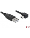 Kabel USB A(M)->Mini USB BM5P(M) kątowy 2m - nr 19