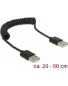 Kabel USB AM-AM Spirala 20-60cm - nr 20