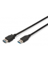 Przedłużacz USB3.0 SuperSpeed, USB A wtyk / USB A gniazdo, Cu AWG 28, 2x ekranowane, dł. 1.8m - nr 2