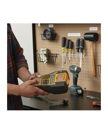 ETYKIETA RHINO WINYL 24mm CZARNY/ŹÓŁTY 1805431 nr 2