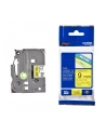 Taśma laminowana TZ-S621  9mm czarny nadruk/żółte tło - nr 18