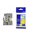 Taśma laminowana TZ-S621  9mm czarny nadruk/żółte tło - nr 21