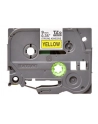 Taśma laminowana TZ-S621  9mm czarny nadruk/żółte tło - nr 4