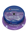 DVD+R DL Verbatim [ spindle 25 | 8,5GB | 8x |  MATT SILVER ] - nr 10