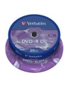 DVD+R DL Verbatim [ spindle 25 | 8,5GB | 8x |  MATT SILVER ] - nr 17