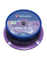 DVD+R DL Verbatim [ spindle 25 | 8,5GB | 8x |  MATT SILVER ] - nr 18